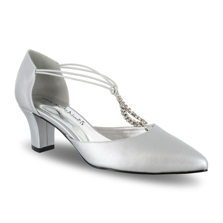 Easy Street Moonlight Women's Pumps, Size: Medium (6), Silver