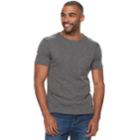 Men's Apt. 9&reg; Slim-fit Slubbed Pocket Tee, Size: Large, Dark Grey