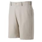 Men's Grand Slam Expandable Waistband Performance Golf Shorts, Size: 38, Light Grey