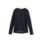 Girls 4-16 Cuddl Duds Soft Tulip Hem Top, Size: 14-16, Grey (charcoal)