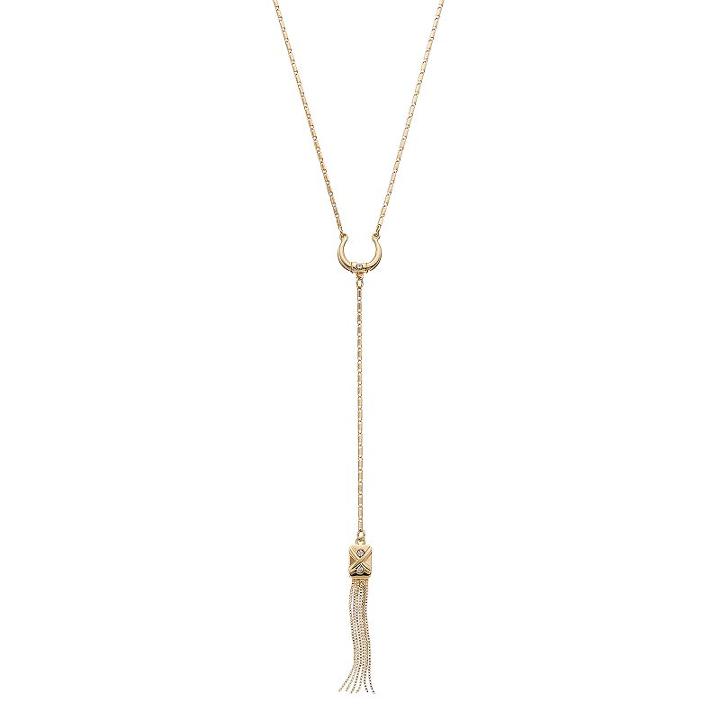 Jennifer Lopez Horseshoe Tassel Y Necklace, Women's, Gold
