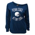 Juniors' Penn State Nittany Lions Flashdance Slouch Crewneck, Teens, Size: Large, Dark Blue