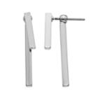 Simply Vera Vera Wang Square Tube Stick Nickel Free Front-back Earrings, Women's, Multicolor