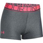 Women's Under Armour Heatgear Armour Shorty Shorts, Size: Large, Grey Other