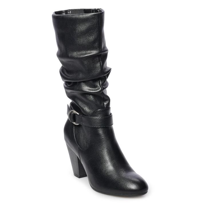 Croft & Barrow&reg; Gladys Women's Ortholite Boots, Size: Medium (6), Black