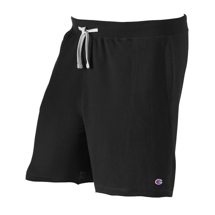 Big & Tall Champion French Terry Shorts, Men's, Size: 2xb, Black