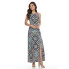 Petite Suite 7 Scroll Maxi Dress, Women's, Size: 14 Petite, Ovrfl Oth