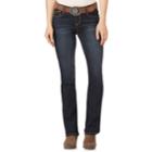 Juniors' Wallflower Mid-rise Belted Bootcut Jeans, Teens, Size: 9, Grey