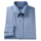Big & Tall Croft & Barrow&reg; Core Solid No Iron Button-down Dress Shirt, Men's, Size: 19 38/9t, Blue