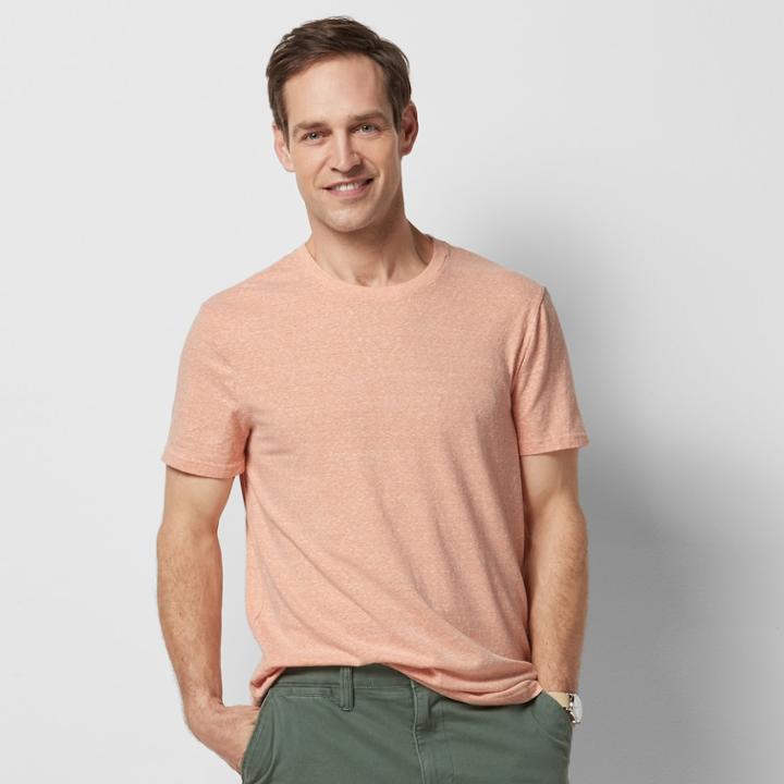 Men's Sonoma Goods For Life&trade; Flexwear Classic-fit Stretch Tee, Size: Small, Brown