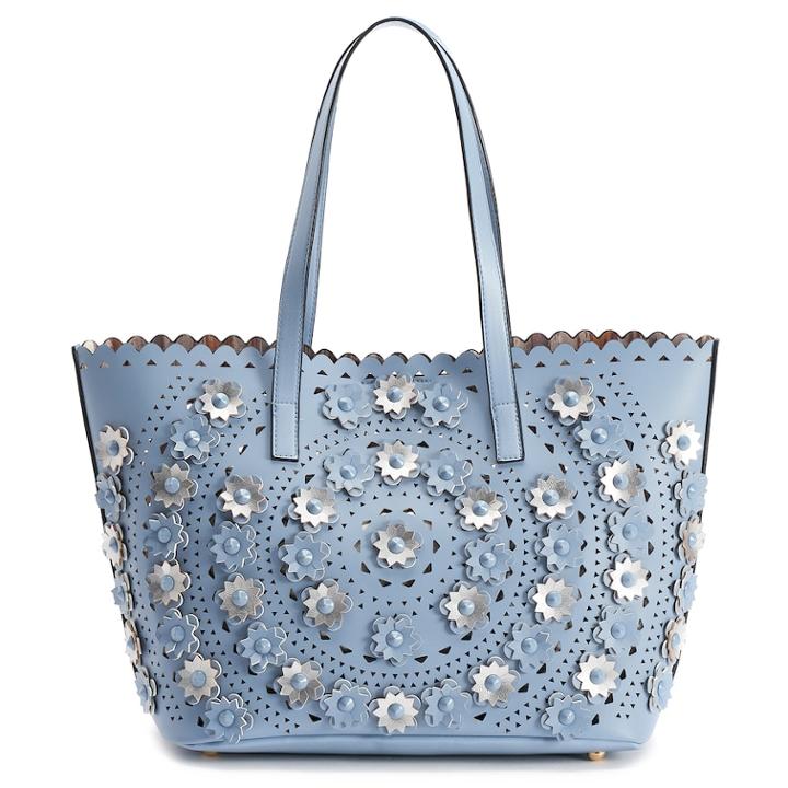 Mellow World Paloma Perforated Floral Tote, Women's, Brown