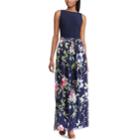 Petite Chaps Floral Maxi Dress, Women's, Size: 10 Petite, Blue (navy)