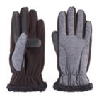 Women's Isotoner Fleece Smartouch Smartdri Tech Gloves, Size: L-xl, Black
