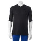 Men's Jockey Slubbed V-neck Sleep Tee, Size: Small, Black