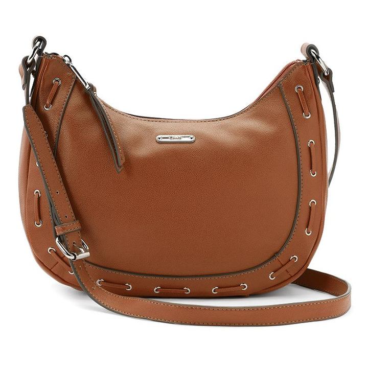 Chaps Marcy Laced Crossbody Bag, Women's, Dark Brown