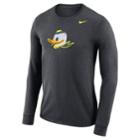 Men's Nike Oregon Ducks Dri-fit Logo Tee, Size: Xl, Char