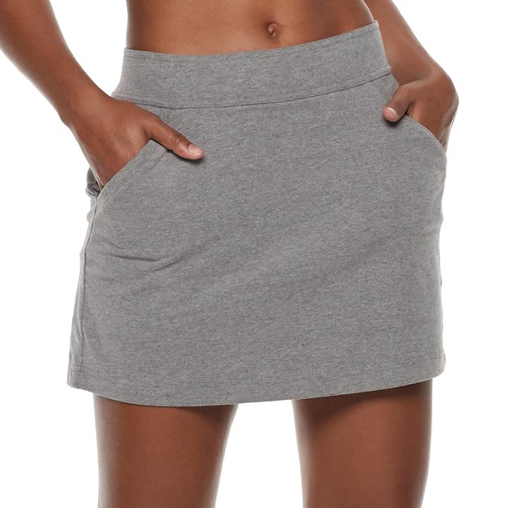 Women's Tek Gear&reg; 2-pocket Skort, Size: Medium, Black