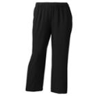 Plus Size Croft & Barrow&reg; Polished Pull-on Pants, Women's, Size: 22 - Regular, Black