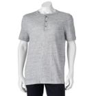 Men's Sonoma Goods For Life&trade; Heathered Henley, Size: Xxl, Grey Other