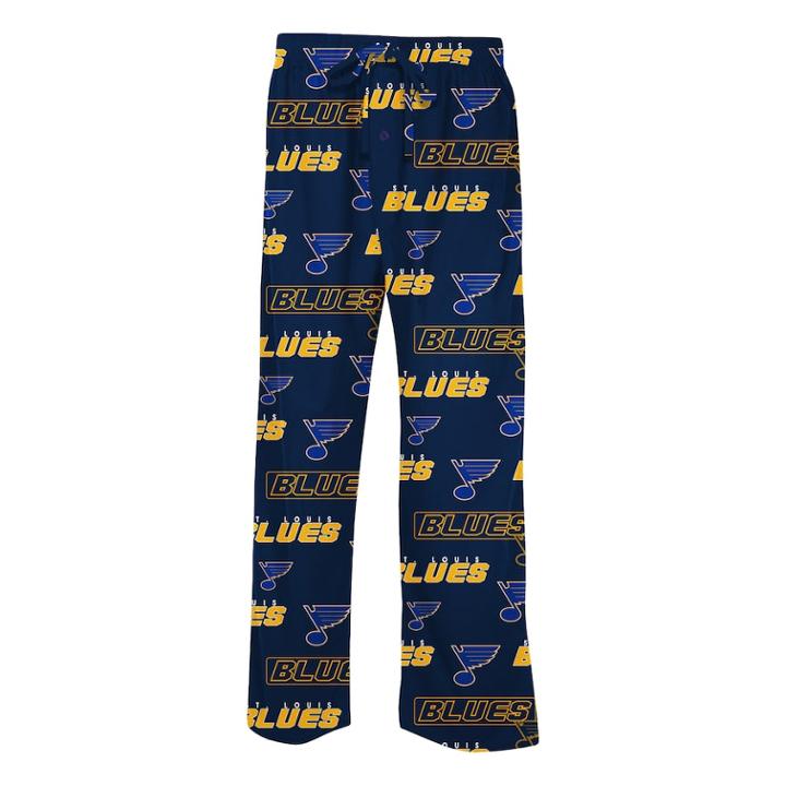 Men's Concepts Sport St. Louis Blues Slide Lounge Pants, Size: Xxl, Blue (navy)
