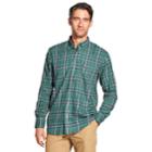 Men's Izod Classic-fit Plaid Flannel Button-down Shirt, Size: Large, Brt Green