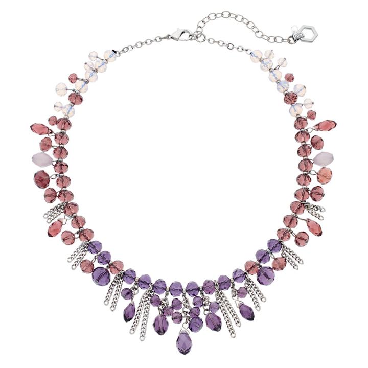 Simply Vera Vera Wang Purple Ombre Shaky Bead Necklace, Women's, Brt Red
