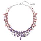 Simply Vera Vera Wang Purple Ombre Shaky Bead Necklace, Women's, Brt Red
