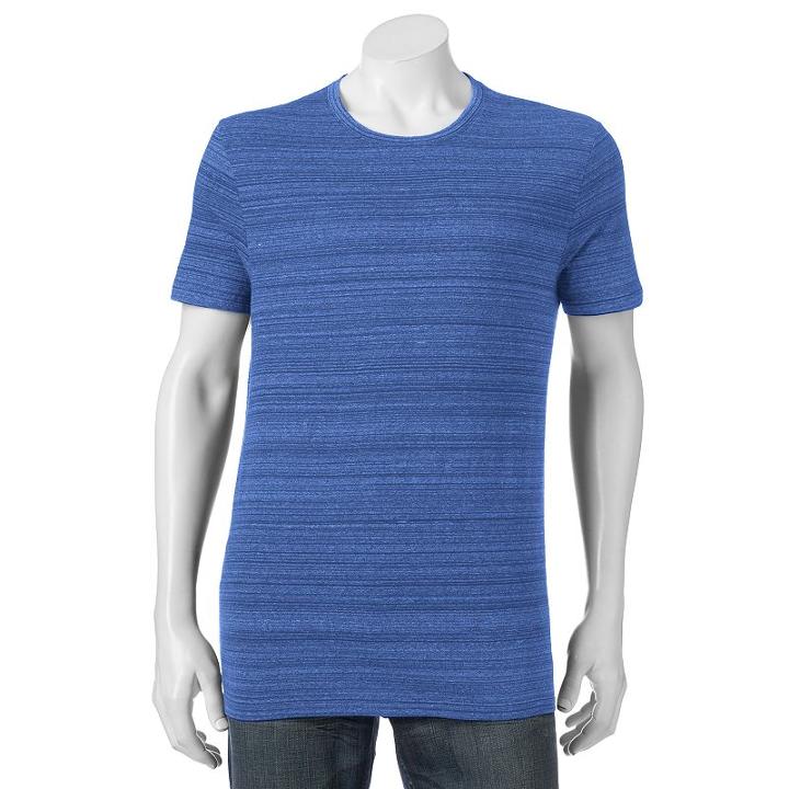 Men's Apt. 9&reg; Modern-fit Striped Tee, Size: Xl, Blue (navy)