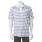 Men's Pebble Beach Classic-fit Striped Performance Golf Polo, Size: Xxl, White