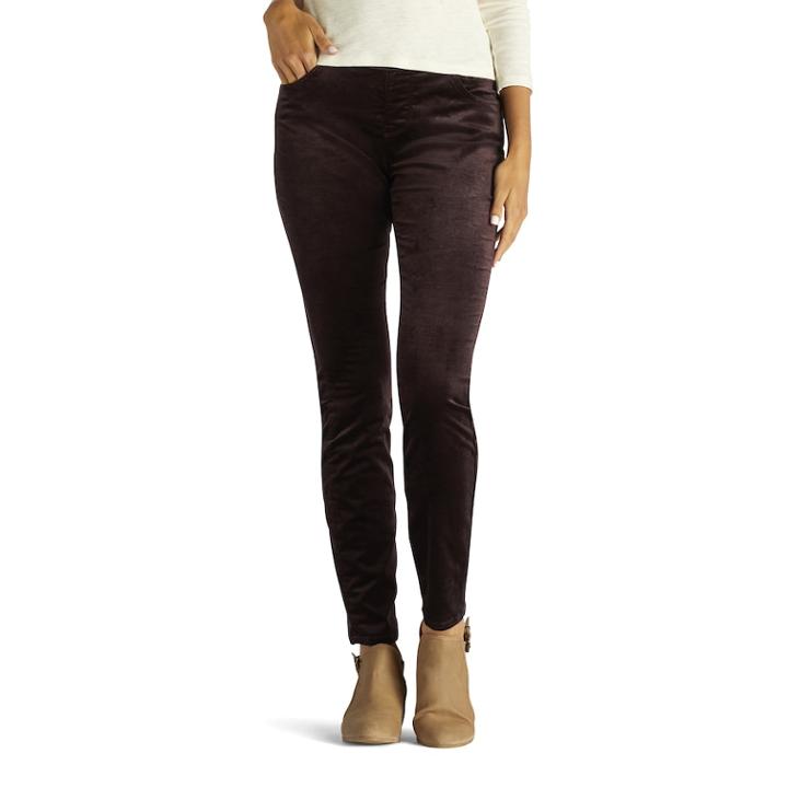 Women's Lee Harmony Modern Fit Dream Jean Jeggings, Size: 10 Avg/reg, Dark Red