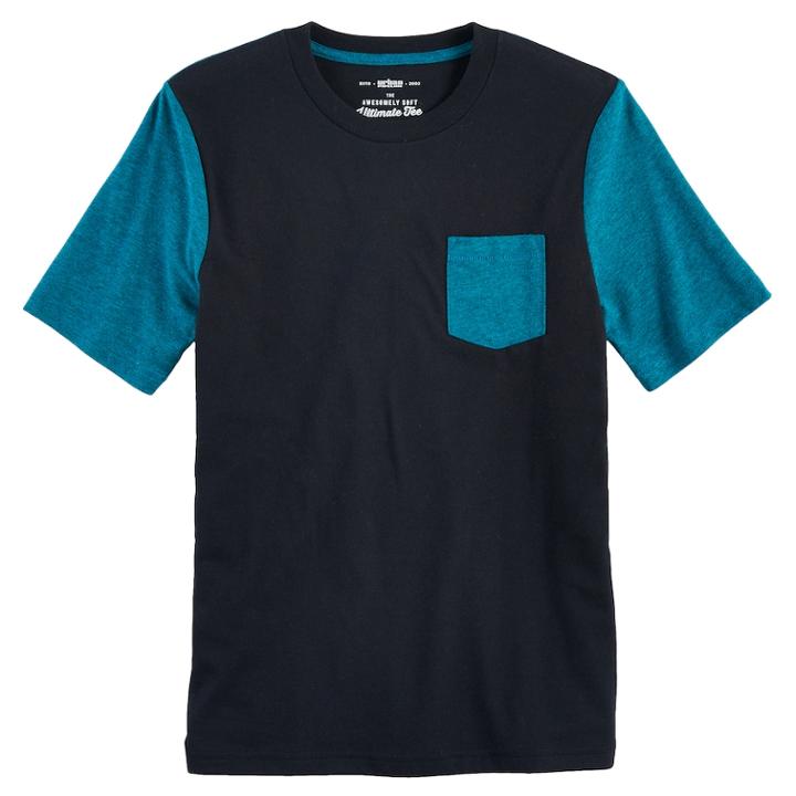 Boys 8-20 Urban Pipeline&reg; Ultimate Colorblock Pocket Tee, Size: Large, Turquoise/blue (turq/aqua)