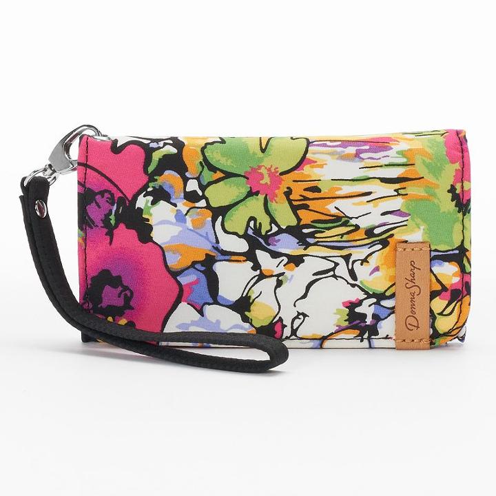 Donna Sharp Cell Phone Wristlet, Women's, White Oth