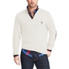 Men's Chaps Regular-fit Mockneck Pullover Sweater, Size: Large, Natural