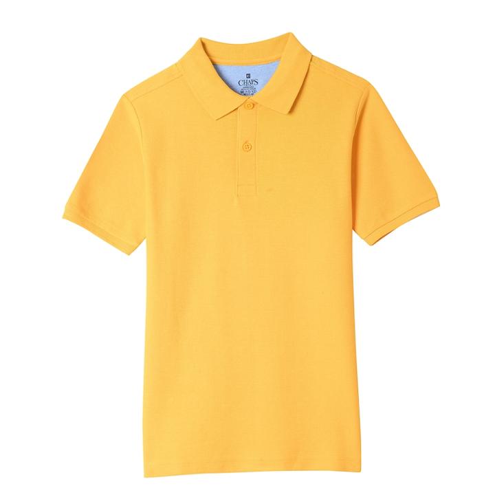 Boys 4-20 Chaps Stitch Polo, Size: 5-6, Gold