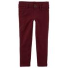 Girls 4-8 Carter's Maroon Knit Jeggings, Size: 5, Red Other