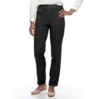 Women's Croft & Barrow&reg; Classic Pull-on Jeans, Size: M Short, Black