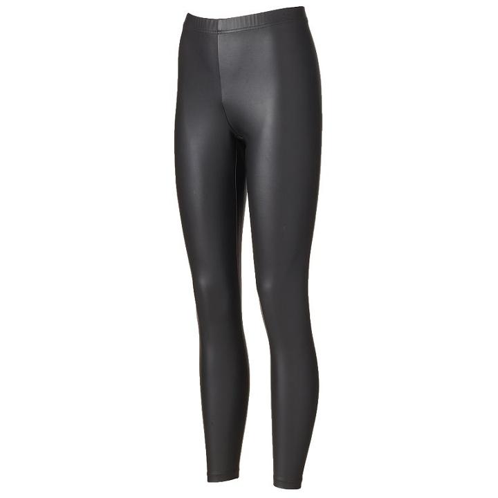 Women's French Laundry Faux-leather Leggings, Size: Xl, Oxford