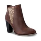 Olivia Miller St. Marks Women's High Heel Ankle Boots, Size: 6, Brown