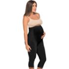 Women's Annette Full Coverage Maternity Capri, Size: M-mat, Black