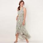 Women's Lc Lauren Conrad Print Halter Maxi Dress, Size: Xxl, Lt Yellow