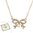 Downton Abbey Bow Collar Necklace, Women's, Size: 16, White