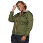 Plus Size Columbia Rain To Fame Hooded Rain Jacket, Women's, Size: 1xl, Green
