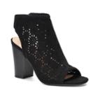 Lc Lauren Conrad Statice Women's Cutout Ankle Boots, Size: 6.5, Black