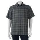 Men's Haggar Classic-fit Microfiber Easy-care Button-down Shirt, Size: Medium, Oxford