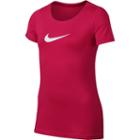 Girls 7-16 Nike Dri-fit Training Tee, Size: Large, Brt Pink