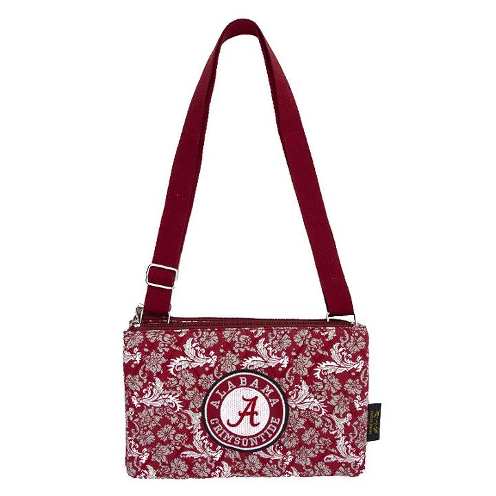 Alabama Crimson Tide Bloom Crossbody Bag, Women's, Multicolor