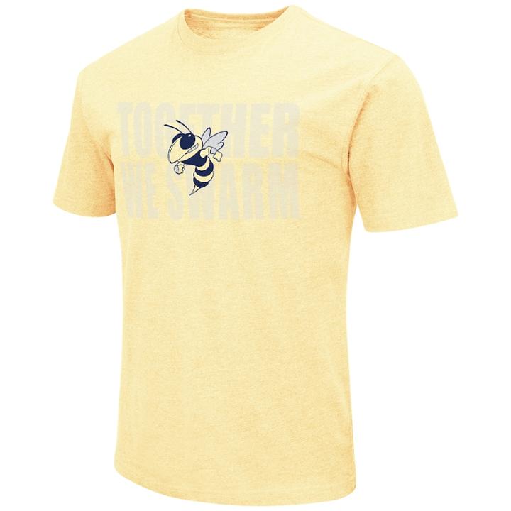 Men's Georgia Tech Yellow Jackets Motto Tee, Size: Xl, Drk Yellow