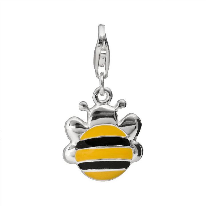 Personal Charm Sterling Silver Bee Charm, Women's, Grey