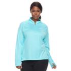 Plus Size Nike Dry 1/2-zip Running Top, Women's, Size: 2xl, Blue