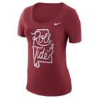 Women's Nike Alabama Crimson Tide Local Elements Tee, Size: Large, Red